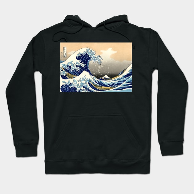 Hokusai - the great wave of kanagawa Japanese art Hoodie by geekmethat